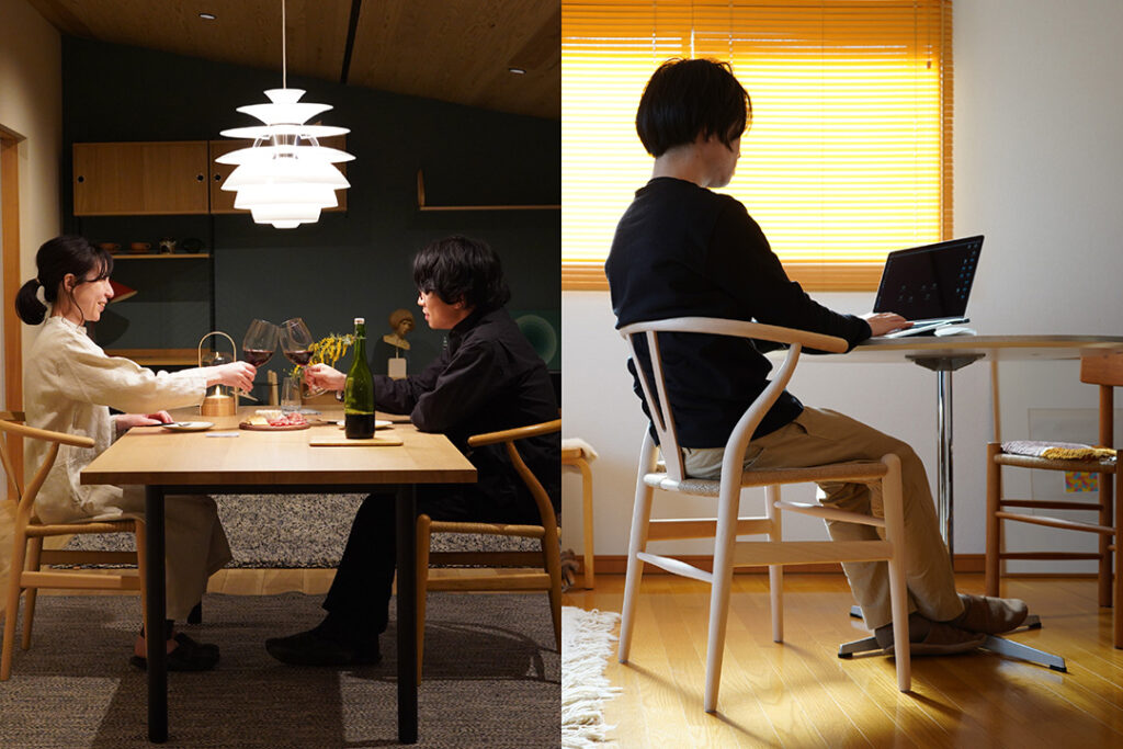 日本国内で年間5,000から6,000脚売れているというYチェア